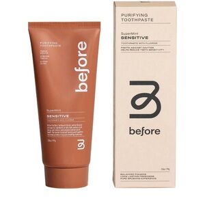 Before sensitive purifying tooth paste